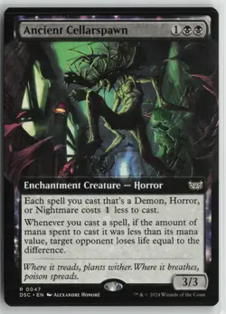 Ancient Cellarspawn (Extended Art) LP 4 Duskmourn: House of Horror MTG - Image 1