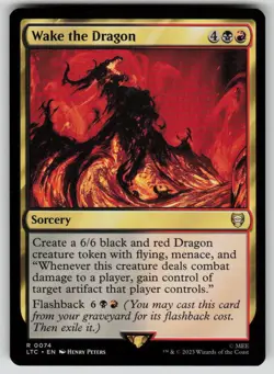 Wake the Dragon Commander: The Lord of the Rings 74 MTG NM - Image 1