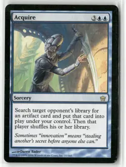 Acquire Fifth Dawn NM MTG Magic The Gathering - Image 1