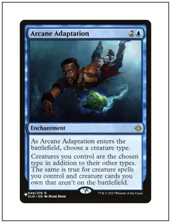 Arcane Adaptation, The List, Magic the Gathering, MTG NM - Image 1