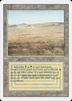 Savannah - MtG Revised/3rd Edition - Rare MP 1994 (c1) - Image 1