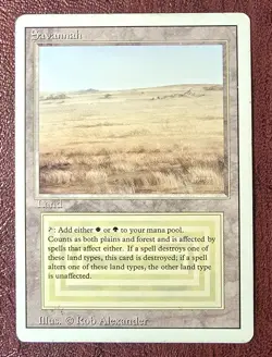 Savannah - MtG Revised/3rd Edition - Rare MP 1994 (c1) - Image 2