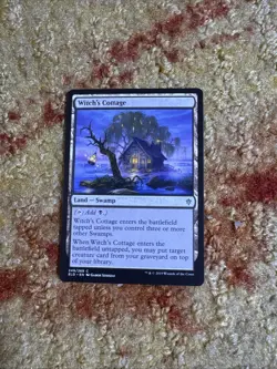 Witch's Cottage 249 Common Throne of Eldraine Magic: The Gathering Near Mint MTG - Image 1