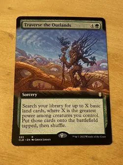 Traverse the Outlands BORDERLESS Commander Legends: Battle For Baldur's Gate NM - Image 1