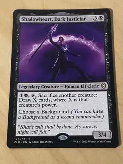 1x Shadowheart, Dark Justiciar NM-Mint, English - Commander Legends Baldurs Gate - Image 1