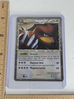 Pokemon TCG Ursaring Prime Unleashed 89/95 Holo Rare Prime - Image 1