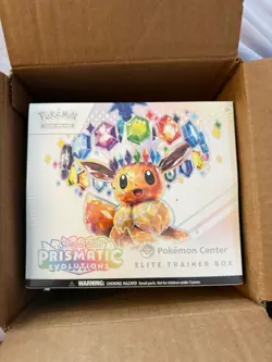 Prismatic Evolutions Pokemon Center Elite Trainer Box PC ETB Factory Sealed - Image 1