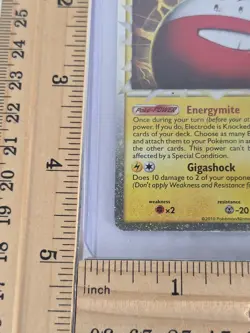 Electrode (Prime) 93/102 Triumphant Holo Pokemon Electric Type NM - Image 2