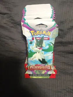 Get 10 sealed Pokemon TCG Scarlet & Violet Paldea Evolved Booster Pack sets. - Image 1