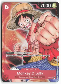 Monkey.D.Luffy P-001 Foil BANDAI CARD GAMES Fest. 23-24 One Piece Card - Image 2