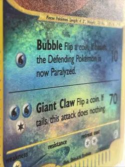 Kingler 2002 Pokemon Expedition 15/165 Holo Rare Lightly Played LP+ 🃏✨ - Image 4