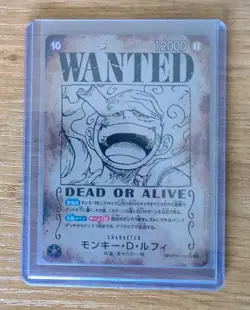 Monkey D. Luffy Nika Wanted poster OP05-119 SEC Parallel One Piece Card Japanese - Image 1