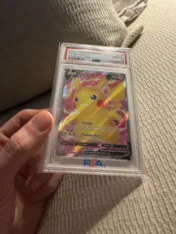 Pokemon TCG Pikachu V (Full Art) 170/185 Vivid Voltage Holo PSA 10 - Image 3