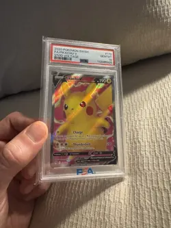 Pokemon TCG Pikachu V (Full Art) 170/185 Vivid Voltage Holo PSA 10 - Image 4