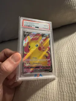 Pokemon TCG Pikachu V (Full Art) 170/185 Vivid Voltage Holo PSA 10 - Image 5