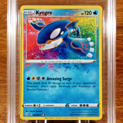 Pokemon SWSH Shining Fates Kyogre 021/072 AGS Gem-MT 10 Holo Rare 2021 - Image 2