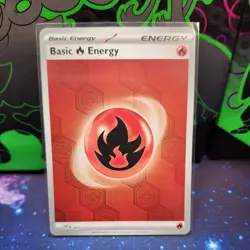 Pokemon Basic Fire Energy SVE 002 Shrouded Fable Reverse Holo - Image 1