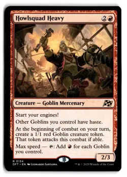 Howlsquad Heavy - NM Near Mint - DFT Aetherdrift # 134 - MTG Magic - Image 1