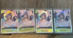 Bandai One Piece Card Game Jewelry Bonney OP13-108 SR Foil Lot - 4 English - Image 1