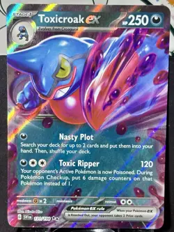 Toxicroak ex - Pokemon TCG - Scarlet & Violet - 131/198 - DOUBLE RARE ~ NM - Image 3