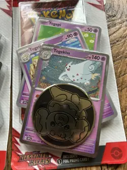 Pokemon Destined Rivals 3-Pack Blister Kangaskhan & LOT OF 2 Togekiss Blister - Image 3