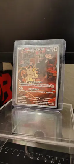 Pokemon TCG Team Rockets Meowth & Giovanni 203/182 - Image 4