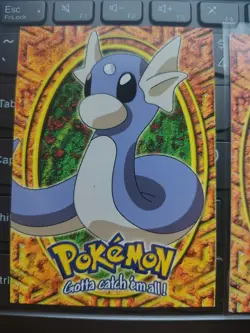 Topps Pokemon 1998 Stage 1-2 3-Card Lot Dratini Dragonair Dragonite #147-149 - Image 2