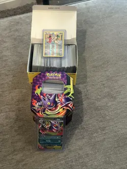 Pokemon TCG Bulk 572 Card Lot C/UC Holo’s NM With Mega Gengar Tin/ Promo Card - Image 1