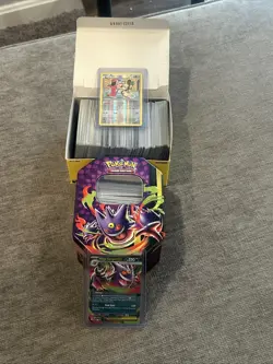 Pokemon TCG Bulk 572 Card Lot C/UC Holo’s NM With Mega Gengar Tin/ Promo Card - Image 3