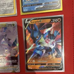 Pokemon TCG Holo 9-Card Lot V/VSTAR/Amazing Rare Hisuian Zoroark Jirachi - Image 2