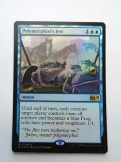 MTG Polymorphist's Jest (M15) Core Set 2015 Foil Rare 075/269 - Image 1