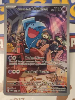 Pokemon TCG: Destined Rivals - Team Rockets Wobbuffet - SVP 203 Black Star Promo - Image 1