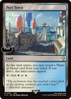 Port Town (Surge Foil) 412 Commander: FINAL FANTASY NM EN - Image 1