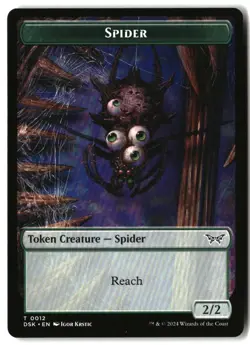 MTG Spider Token [DSK - 12] LP - Image 2