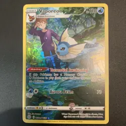 2022 Pokemon TCG Brilliant Stars Vaporeon Trainer Gallery Rare TG02/TG30 - Image 1