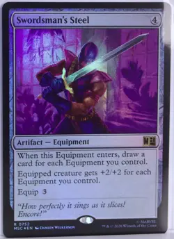 Swordsman's Steel [New, Near Mint] *Foil* {Marvel Super Heroes} - Image 1