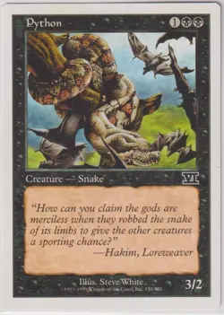 Magic the Gathering Python Core Set 6th Edition MTG Free Shipping! - Image 1