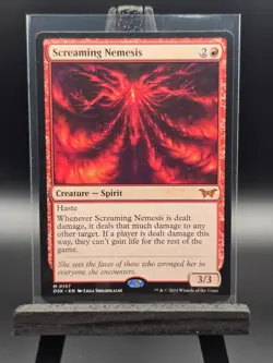 Screaming Nemesis Duskmourn: House of Horror NM MTG - Image 1