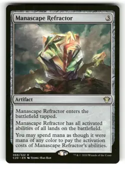 Manascape Refractor NM Commander 2020 68 MTG Regular Rare - Image 1
