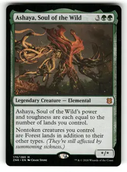 Ashaya, Soul of the Wild NM Zendikar Rising 179 MTG Regular Mythic - Image 1