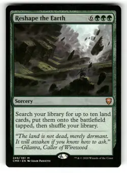 Reshape the Earth NM Commander Legends 249 MTG Regular Mythic - Image 1