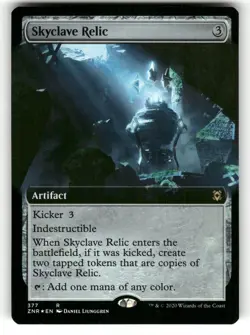 Skyclave Relic (Extended Art) NM Foil Zendikar Rising 377 MTG Rare - Image 1