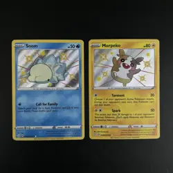 Pokemon TCG Shining Fates Baby Shiny Lot of 2 - Snom SV033 & Morpeko SV044 - Image 1