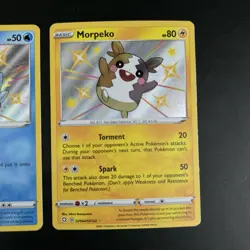 Pokemon TCG Shining Fates Baby Shiny Lot of 2 - Snom SV033 & Morpeko SV044 - Image 3