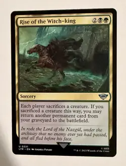 1x Rise of the Witch-king Lord of the Rings MTG Magic the Gathering NM - Image 1