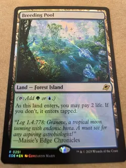 Breeding Pool - Foil - Edge of Eternities - Mtg - Image 1