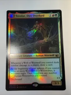 Tovolar, Dire Overlord / Tovolar, the Midnight Scourge FOIL Midnight Hunt NM - Image 2