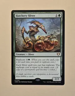 MTG Hatchery Sliver NM - Commander Masters Fast FREE Shipping! - Image 1