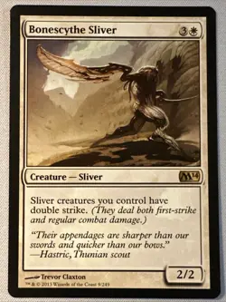 MTG / Bonescythe Sliver / M14 / #9 / Regular / Rare / NM - Image 1