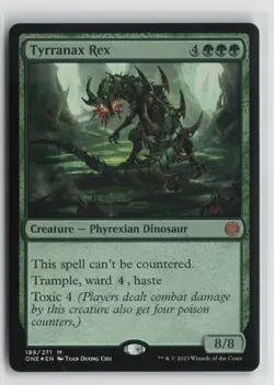 Tyrranax Rex 189 Foil Phyrexia: All Will Be One ONE MTG Magic - Image 1